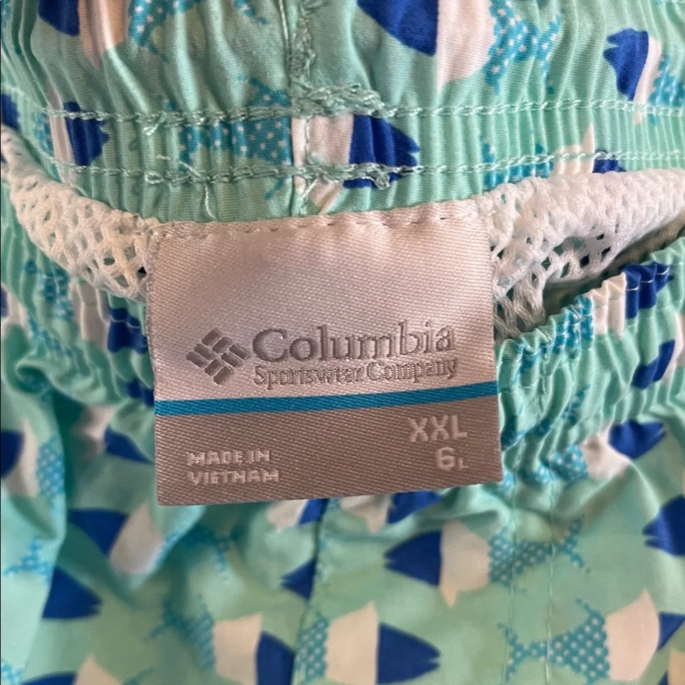 Columbia PFG Men's Swim Shorts UPF 50 Omni-Shade Super Backcast‎ Blue Sz XXL